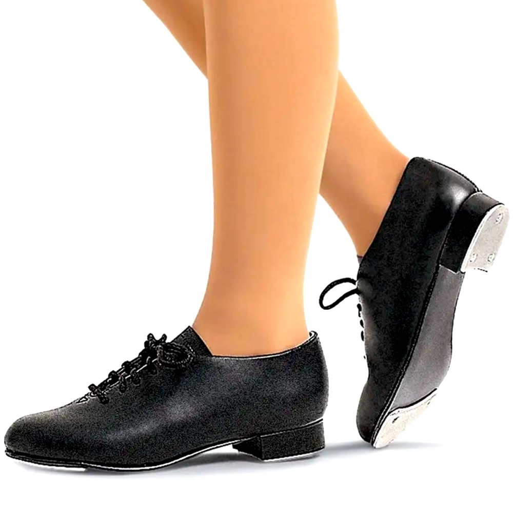 Kids Capezio Tapster Black Tap Dance Shoes Unisex